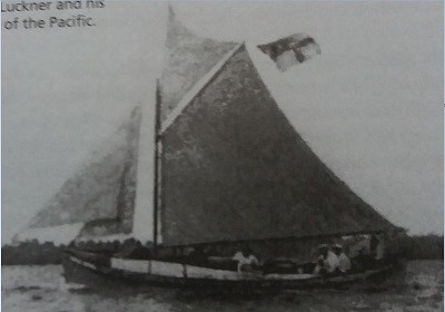 Cecilie, the 30-foot lifeboat von Luckner and five crew sailed 3000 km across the Pacific