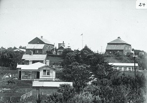 The internment camp on Motuihe Island during World War I