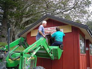 Kiosk on Motuihe Island