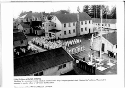 Naval cadets at HMNZS Tamaki