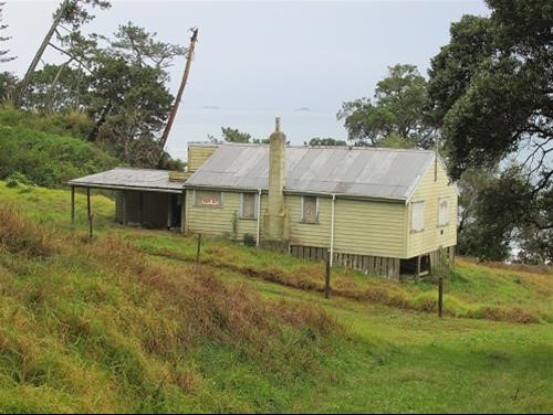 The Naval surgeon's cottage now derelict