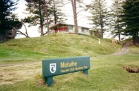 Original kiosk on the knob between Wharf Bay and Ocean Beach
