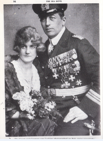 Count von Luckner with his second wife Countess Ingeborg