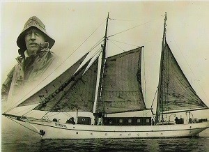 Von Luckner's yacht Seeteufel (Sea Devil) used for his 1937-1938 world tour
